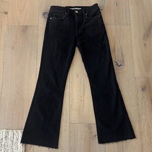 Hudson Jeans Black Flare Denim